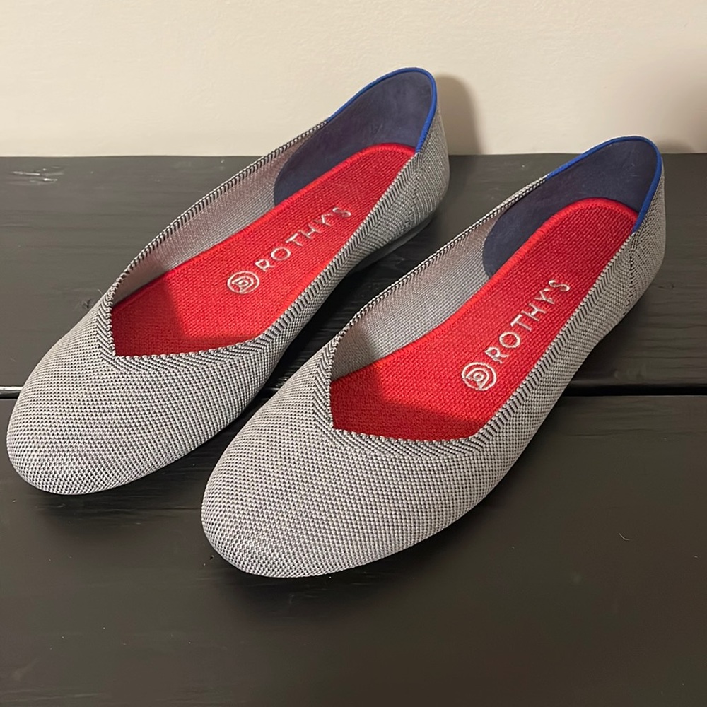 Rothy’s Flats in Grey